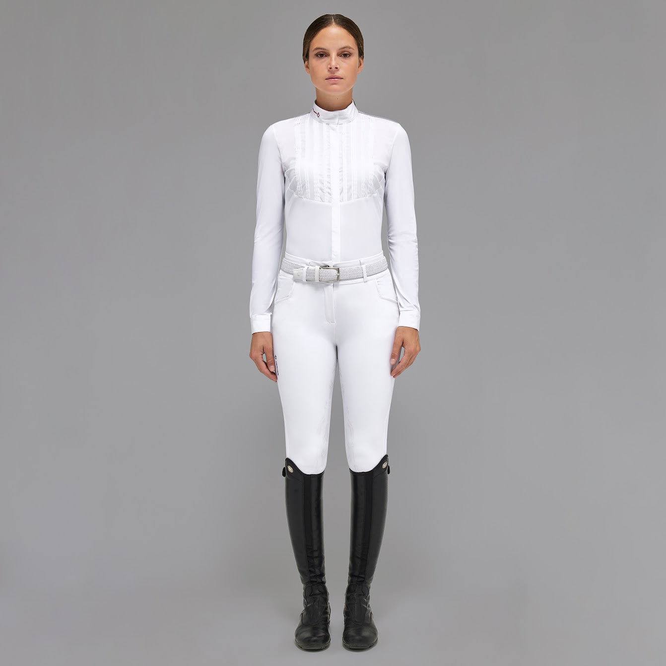 Cavalleria Toscana Revo Pleated Poplin L/S Show Shirt