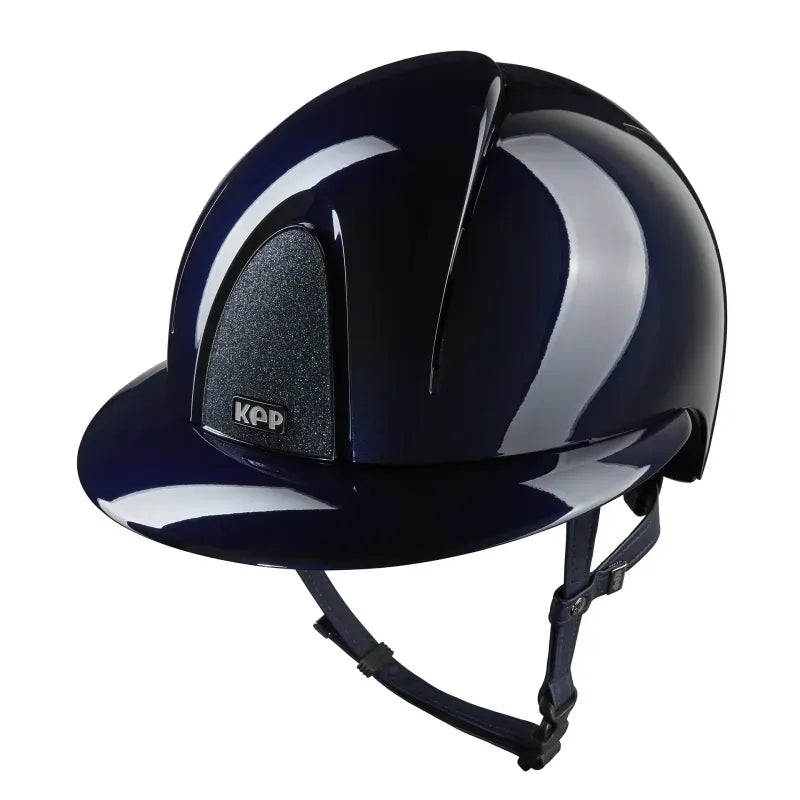 Kep Smart Nova Metal Polish Blue Star Riding Helmet