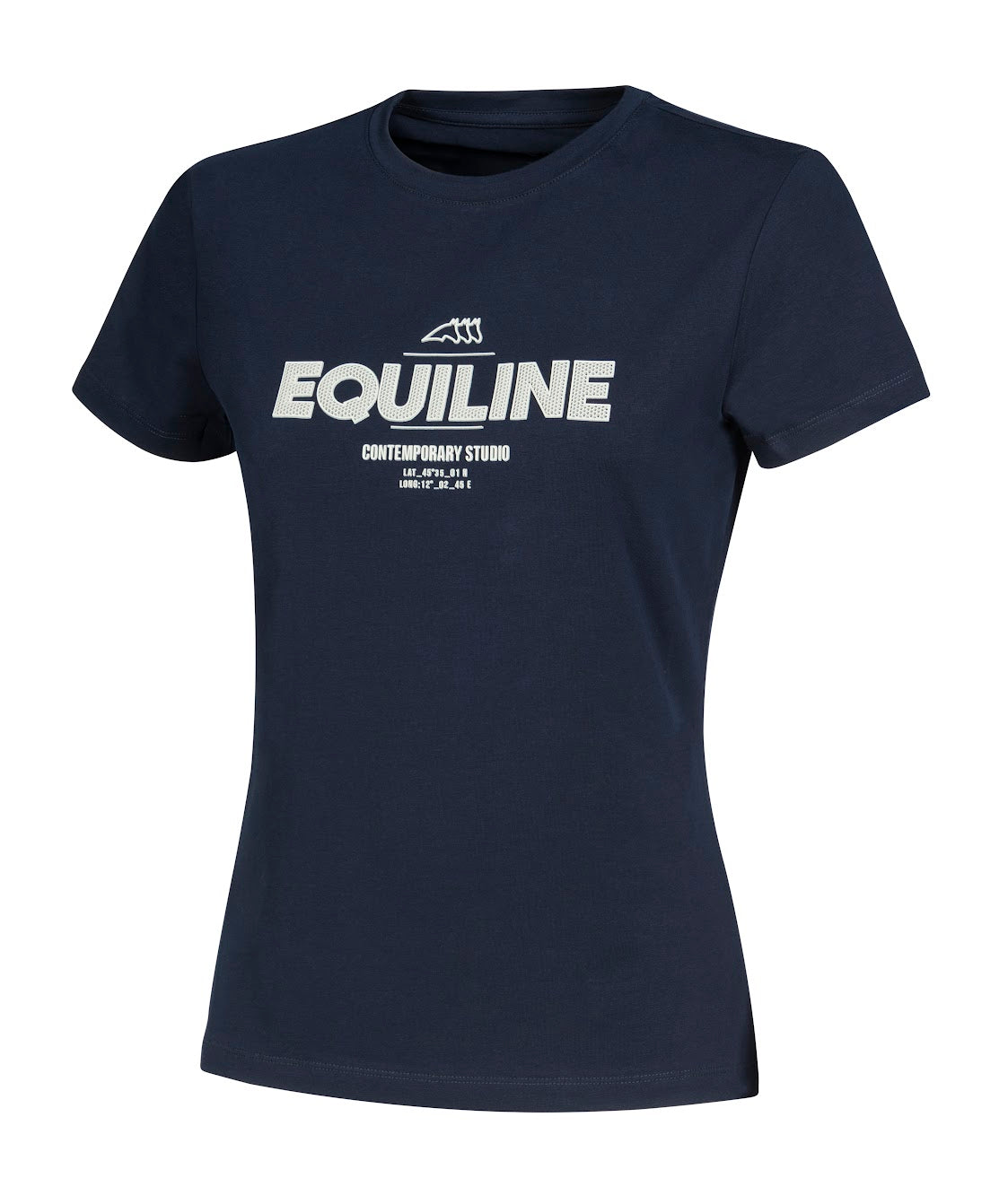 Equiline Free Time Navy Chloec TShirt