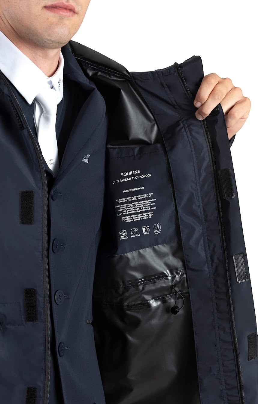 Equiline Giacca unisex Antipioggia Waterproof Coat