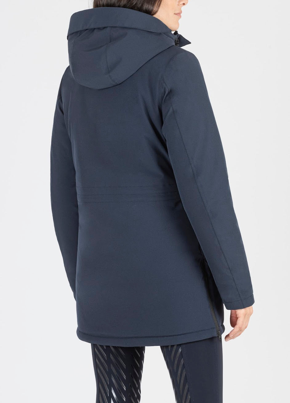 Equiline Navy Citac Waterproof Coat