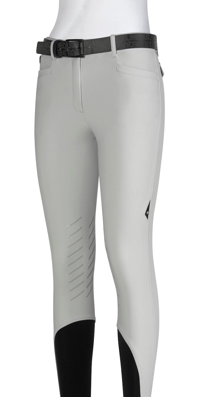 Equiline Catrik Ice Grey Knee Grip Breeches