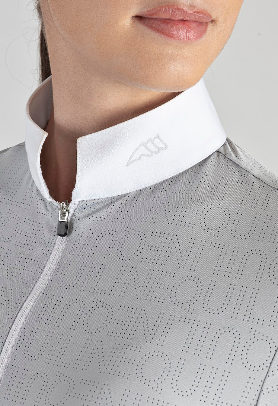Equiline ladies Clarac Laser Cut S/S Show Shirt