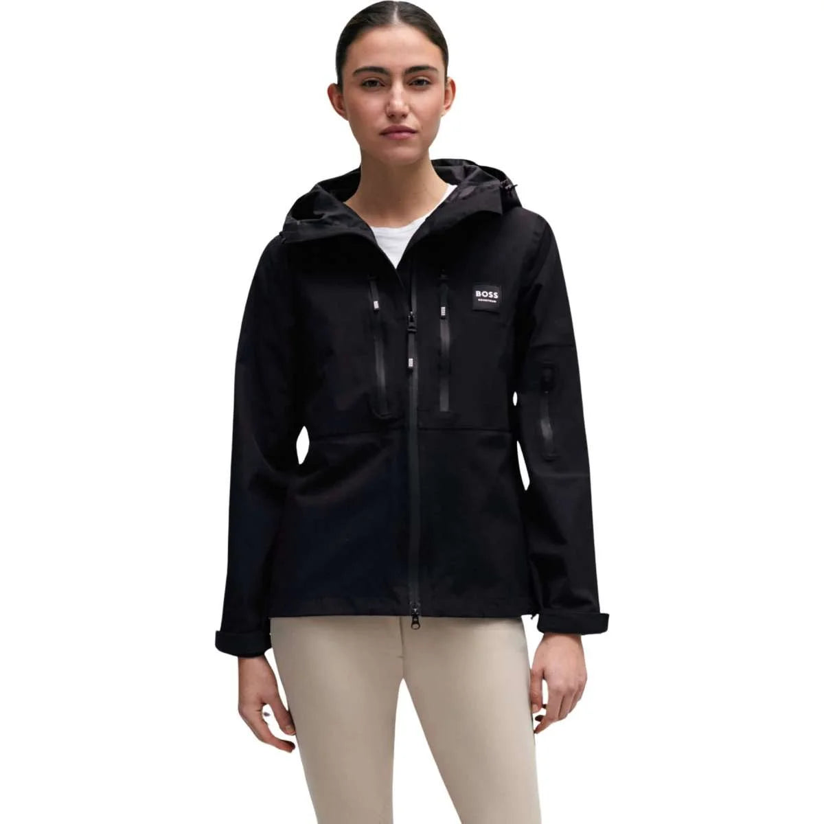 Boss Equestrian Womens Black Nova Rain Jacket