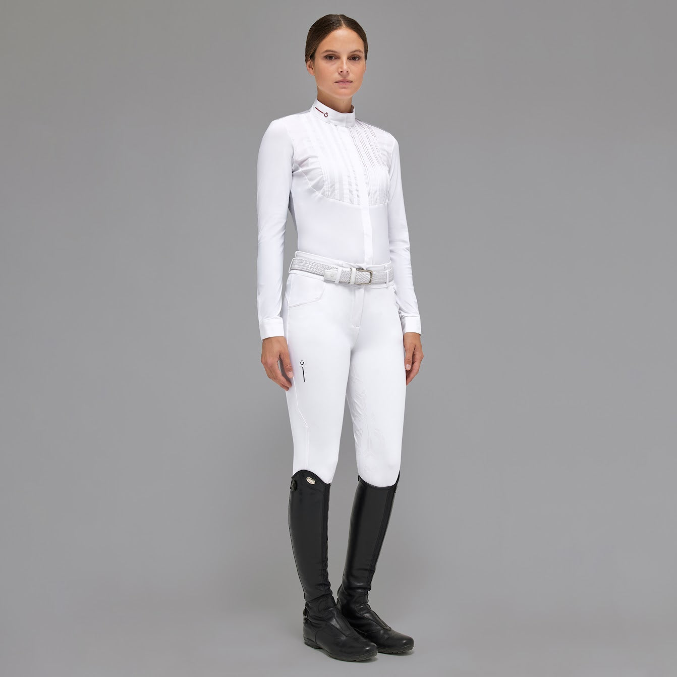 Cavalleria Toscana Revo Pleated Poplin L/S Show Shirt