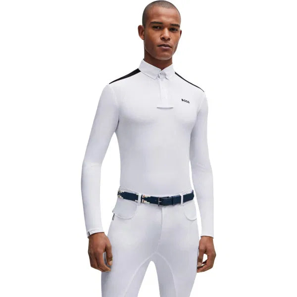 Boss Equestrian Mens Nick Competition Shirt Sky Captain