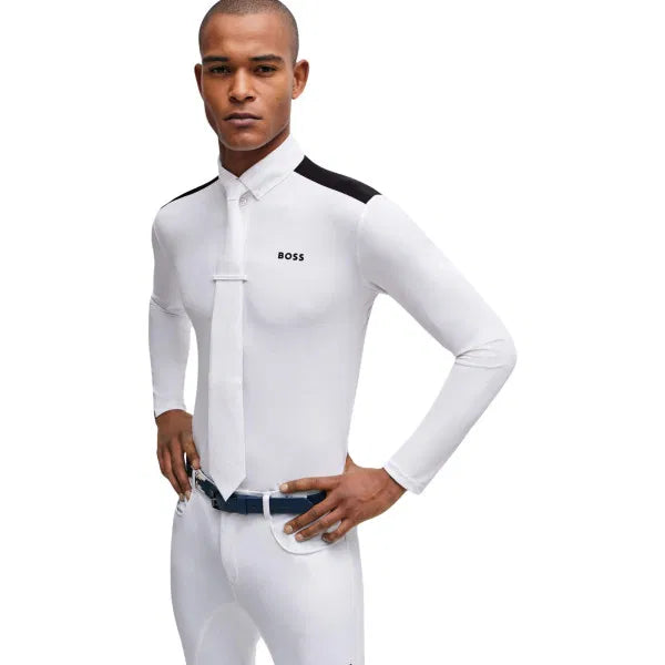 Boss Equestrian Mens Nick Competition Shirt Sky Captain