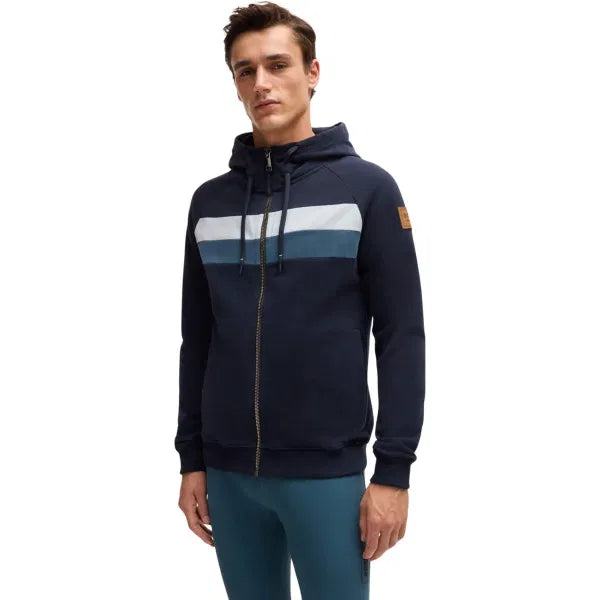 Boss Equestrian River Zip Hoodie Sky Captain