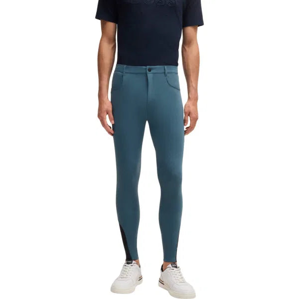 Boss Equestrian James knee Grip Breeches Northern Blue