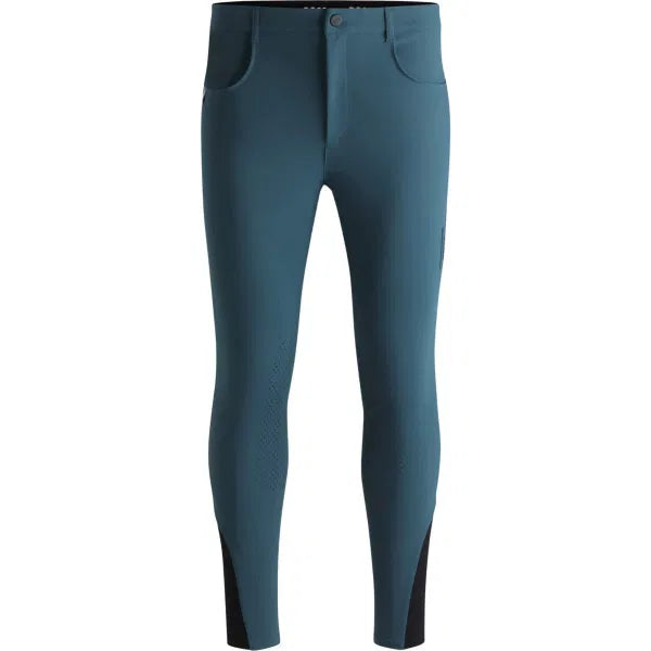 Boss Equestrian James knee Grip Breeches Northern Blue