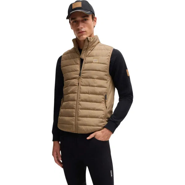 Boss Equestrian Ashton Light Puffer Jacket Camel
