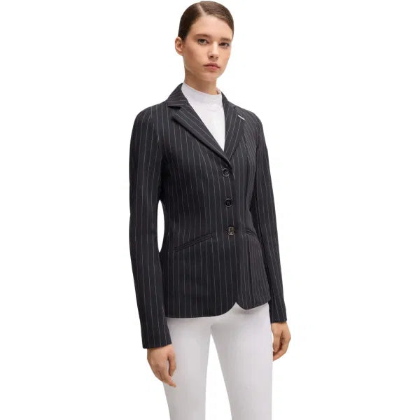 Boss Equestrian Anna Show Jacket Pinstripes Black