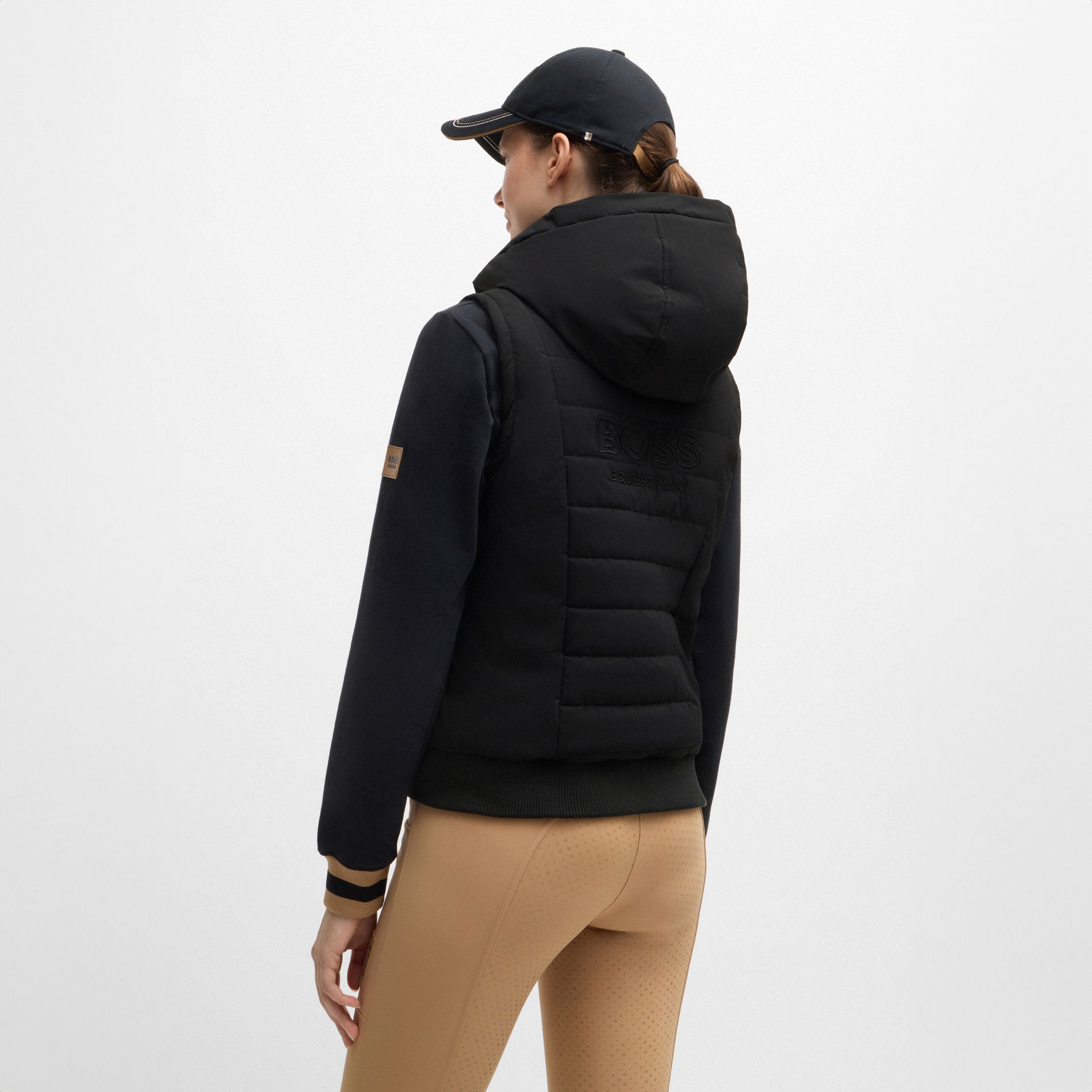 Boss Equestrian Fally Puffer Vest Black