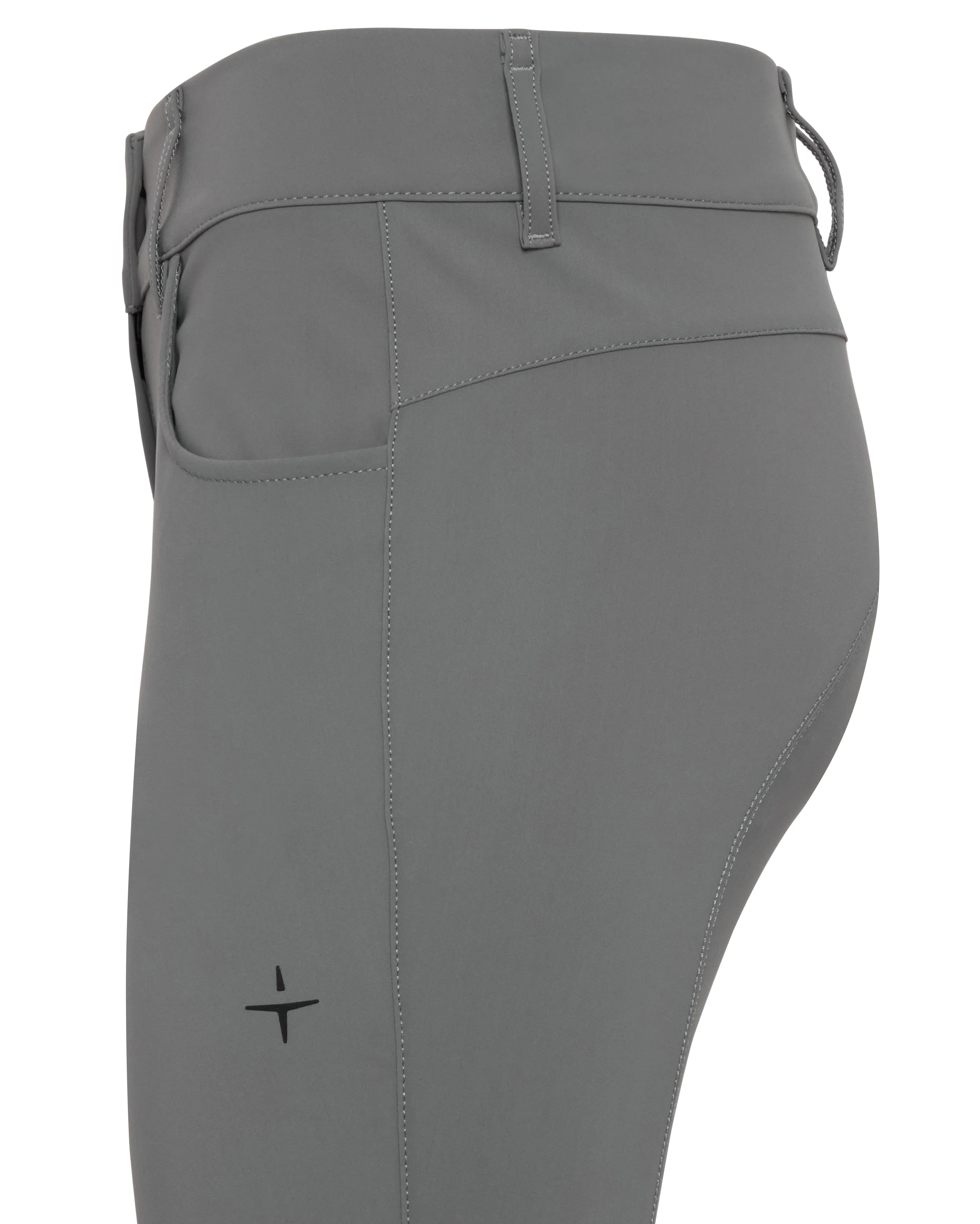 Trolle Athlete High Waist Breeches Knee Grip Stone Grey