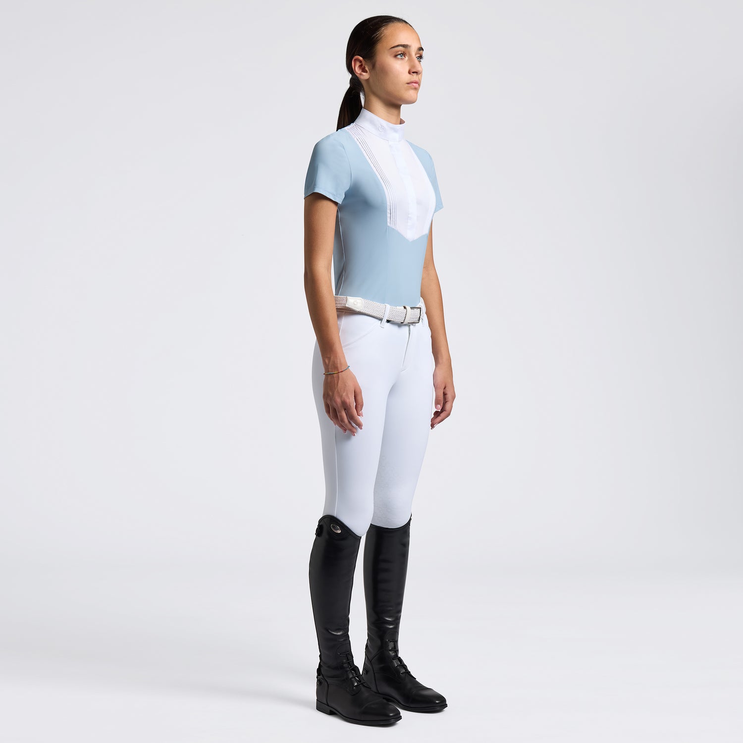 Cavalleria Toscana Kids S/S Jersey Competition Shirt W/Bib