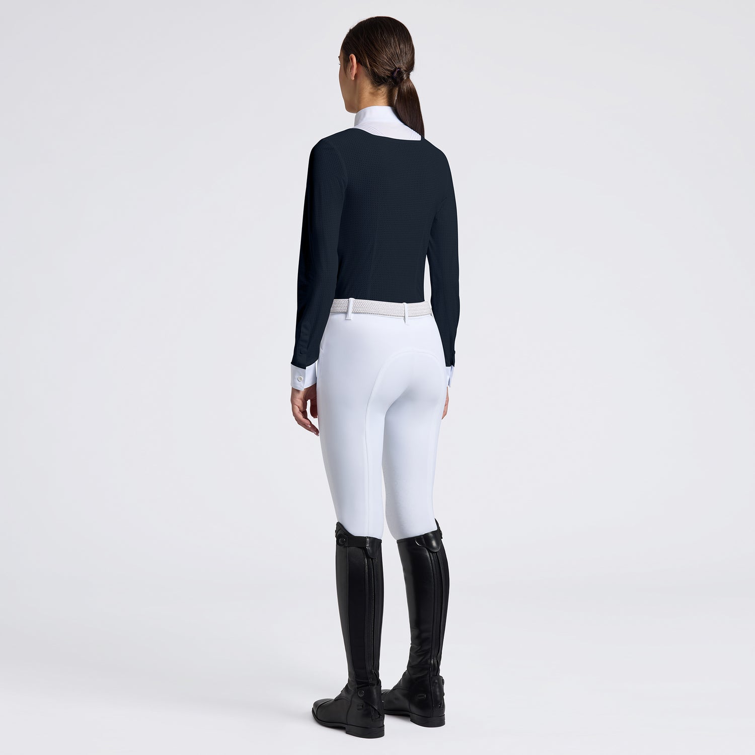 Cavalleria Toscana Kids L/S Jersey Competition Shirt W/Bib