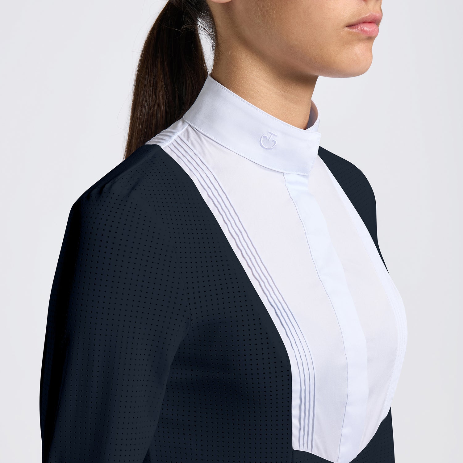 Cavalleria Toscana Kids L/S Jersey Competition Shirt W/Bib