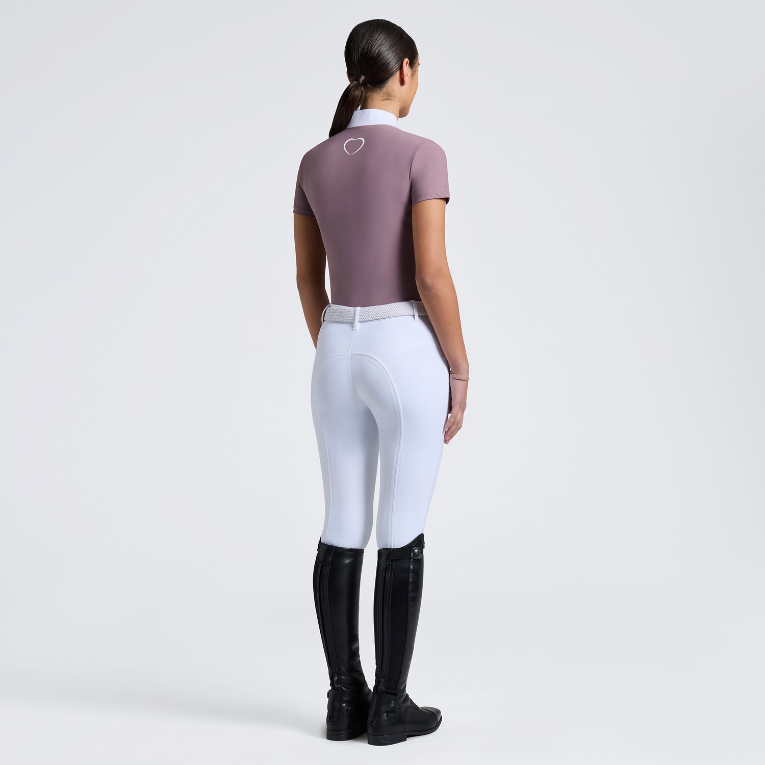 Cavalleria Toscana Kids S/S Jersey W/Embroidery Logo Competition Shirt