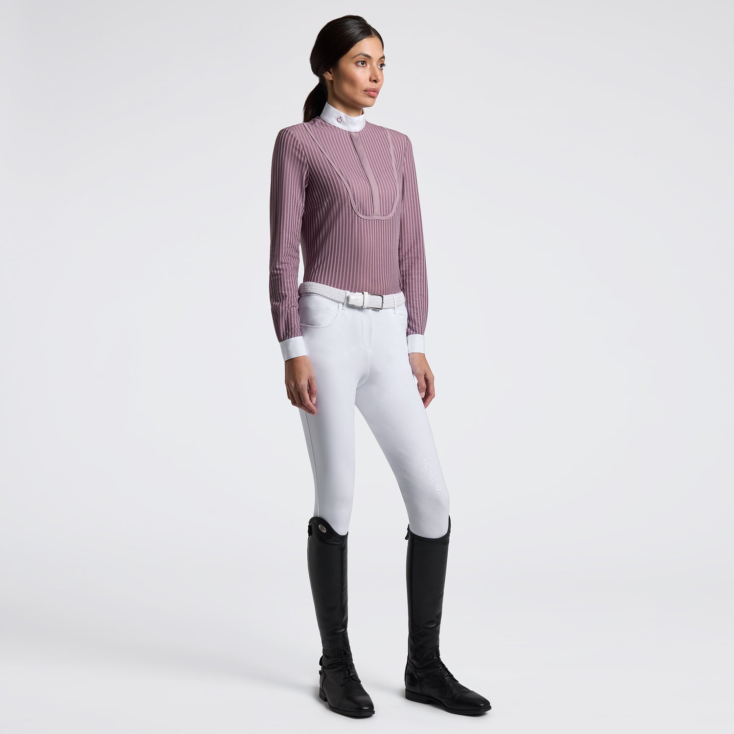 Cavalleria Toscana L/S Stripes Competition Shirt