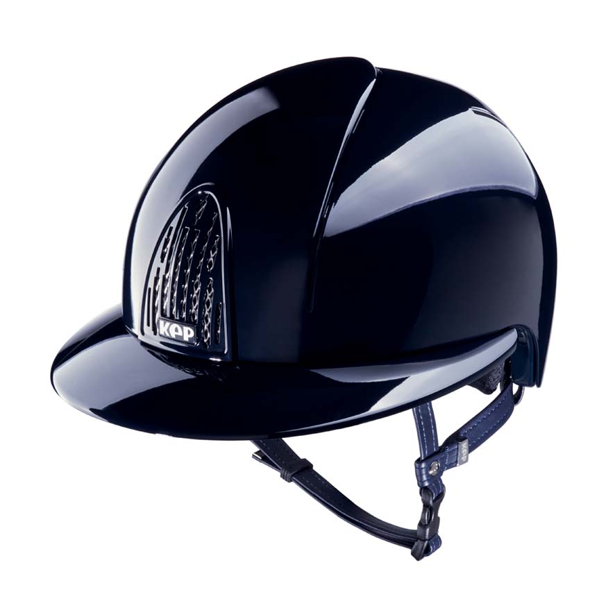 Ke smart polish navy riding hat at IG Equine Boutique