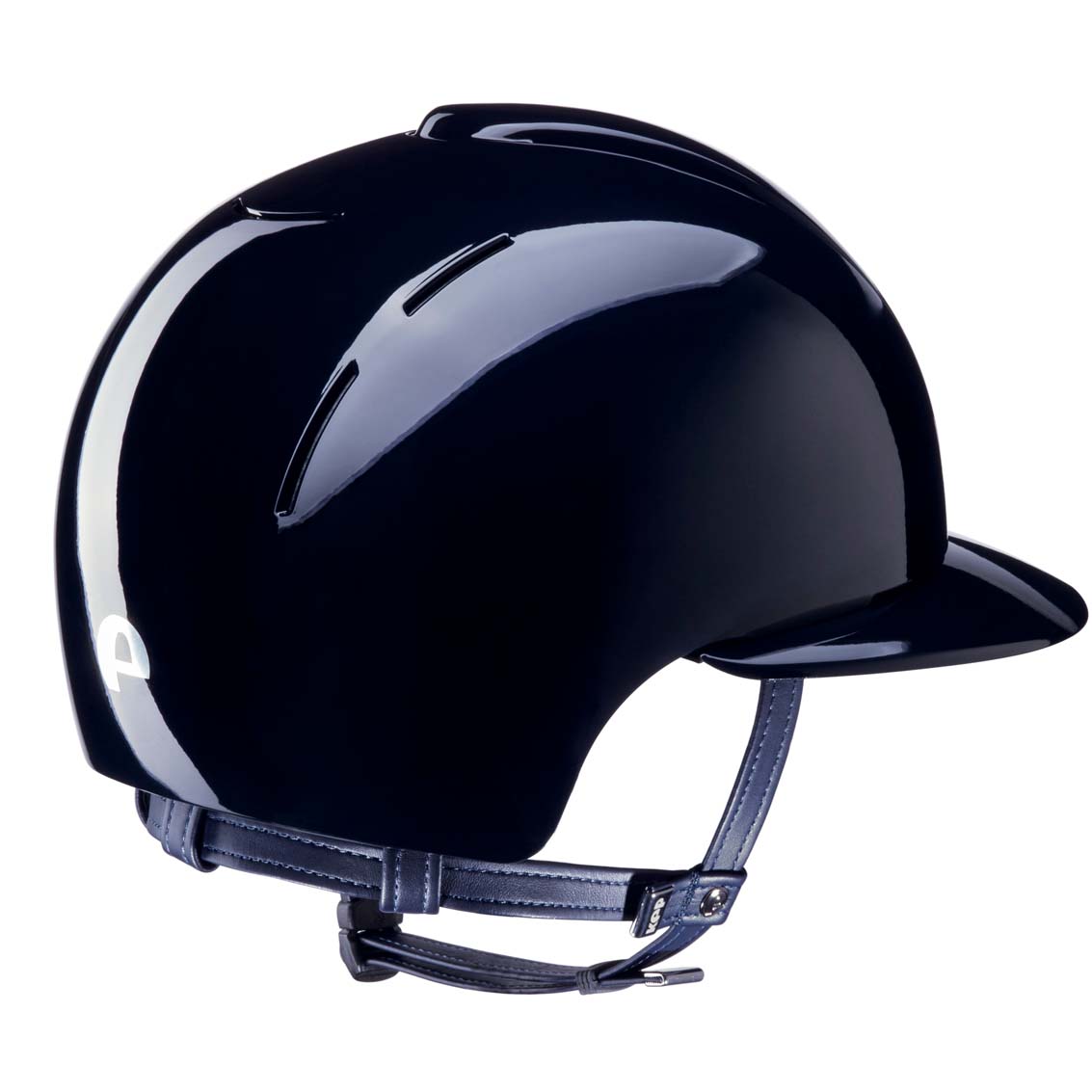 Kep smart polish navy riding hat at ig equine boutique