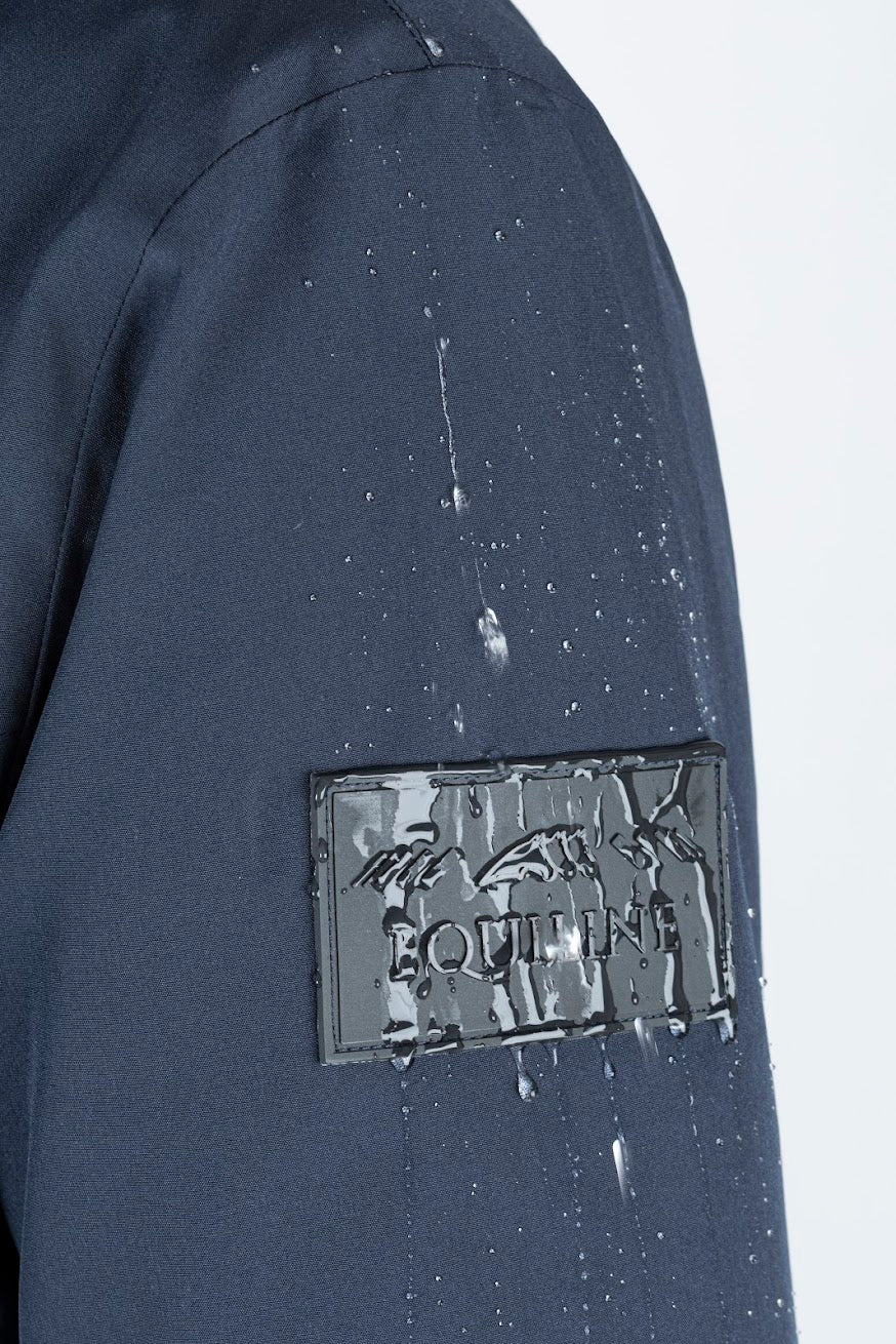 Equiline Navy Citac Waterproof Coat