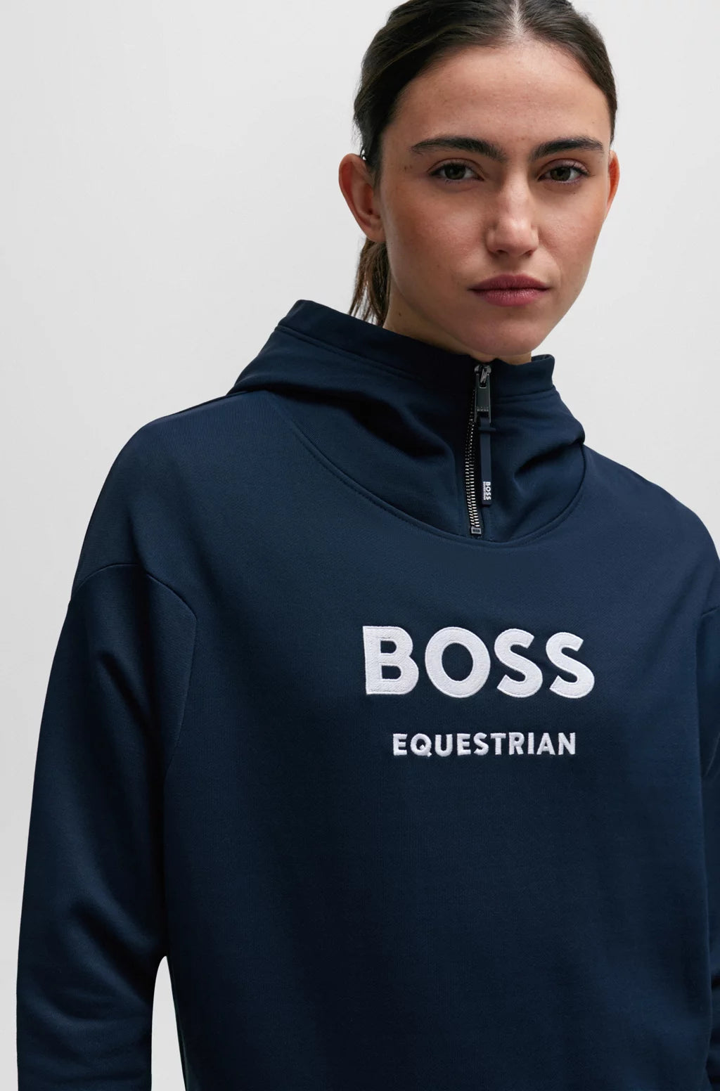 Boss Equestrian Womens - Faye logo Zip hoodie
