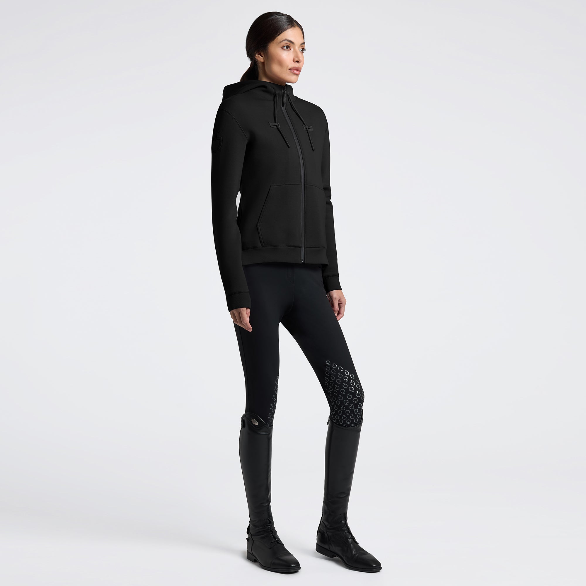 Cavalleria Toscana Cotton Zip Hoodie