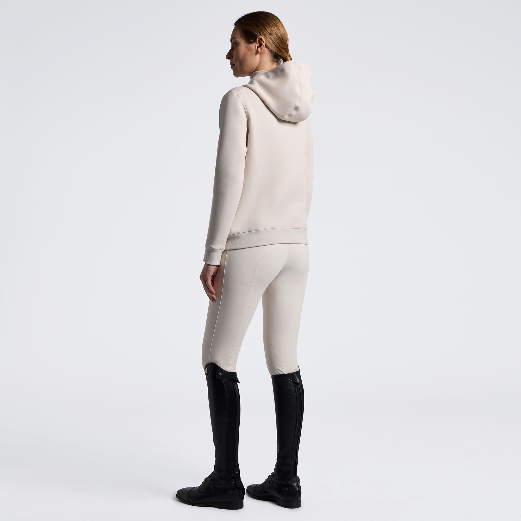Cavalleria Toscana Technical Zip Up Hoody - Rainy Day