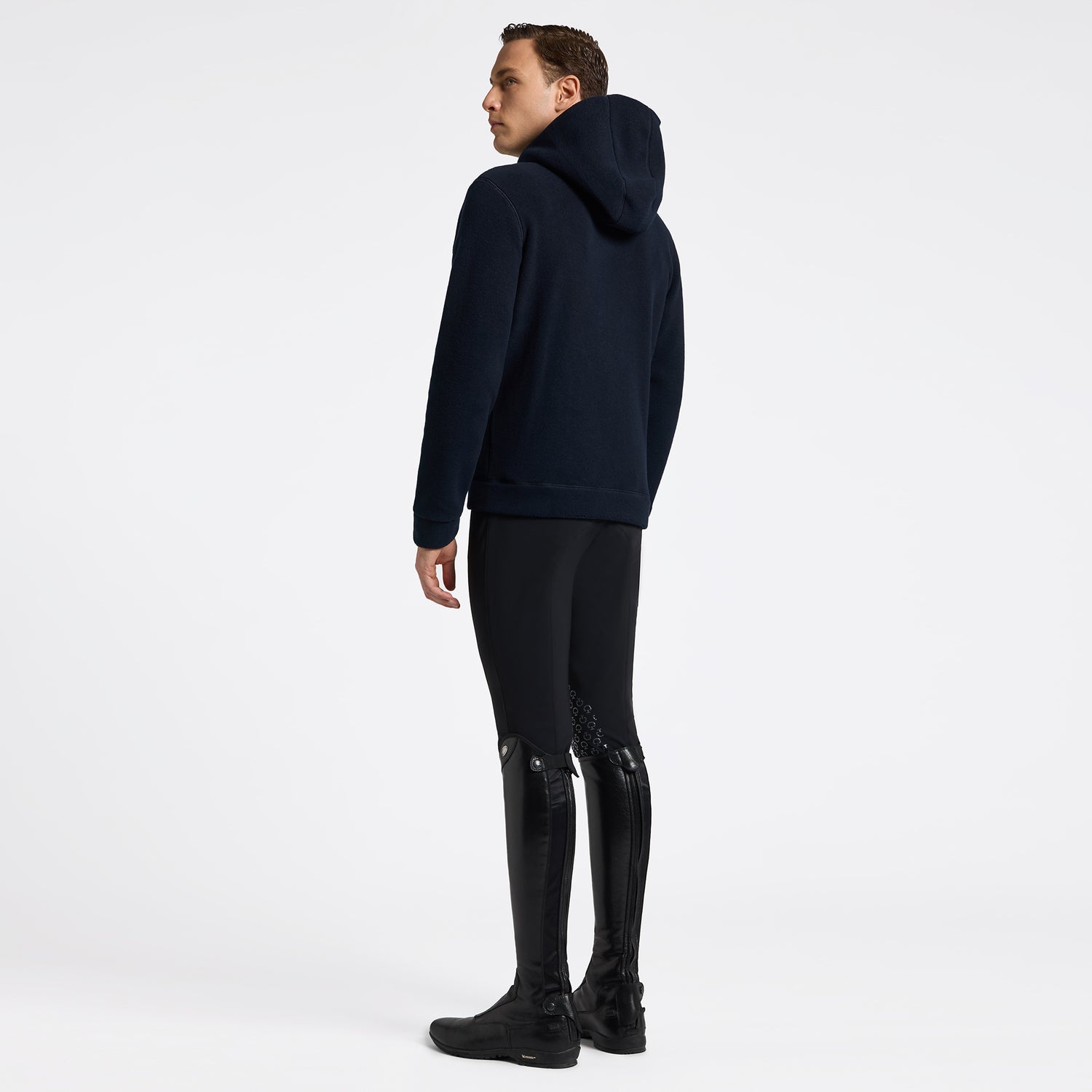 Cavalleria Toscana Mens Fleece Zip Hoddie