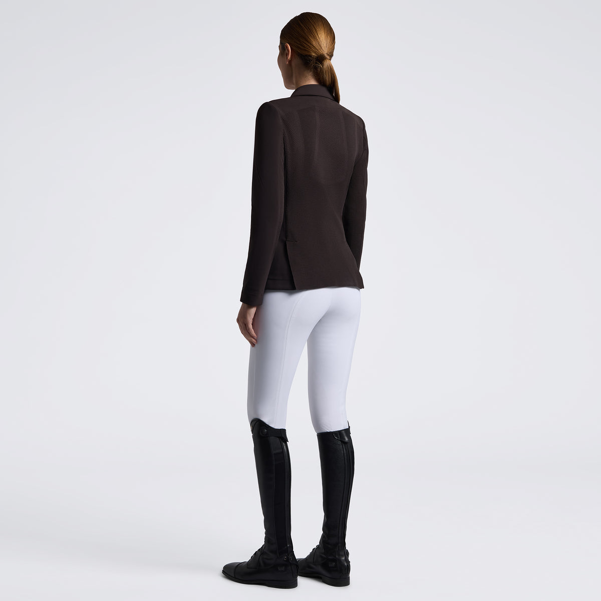 Cavalleria Toscana R-EVO Light Tech Knit Competition Jacket - Expresso
