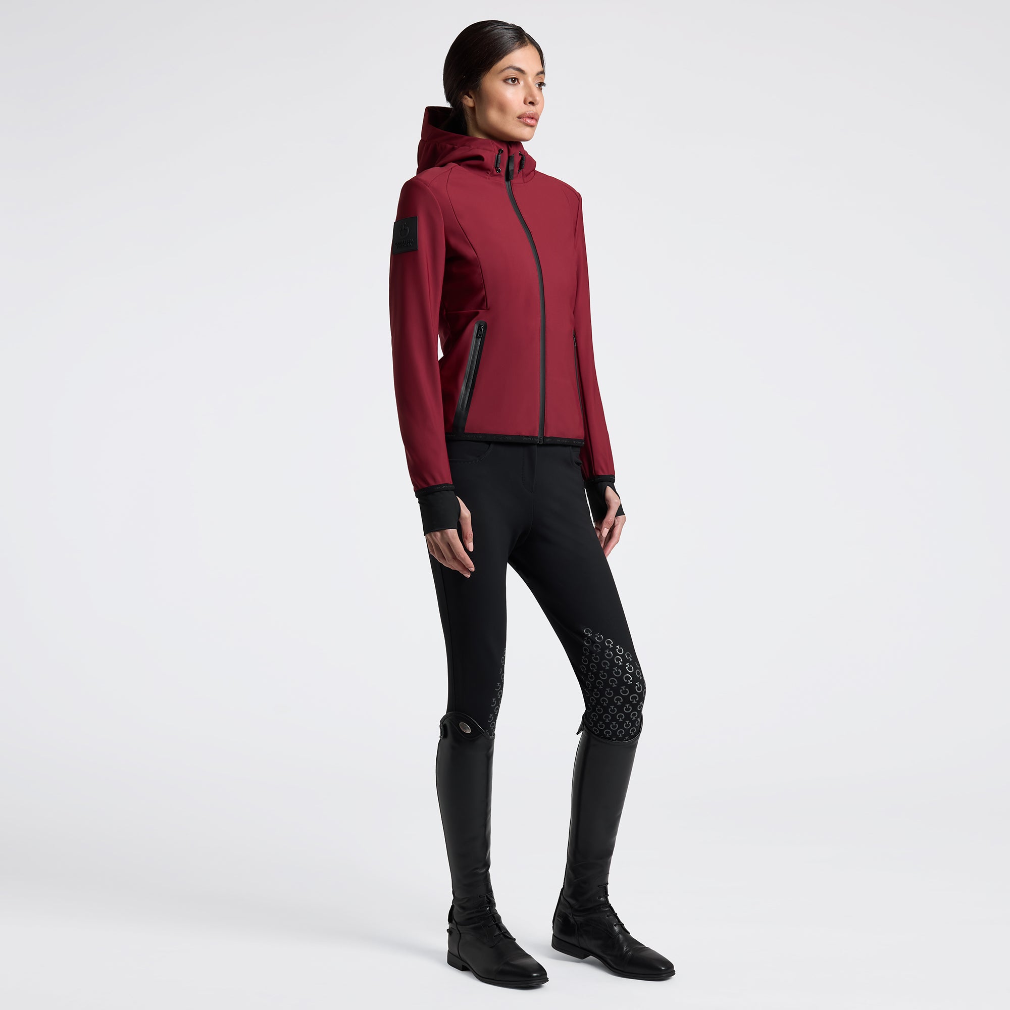 Cavalleria Toscana Thermal Hooded Performance Softshell Jacket