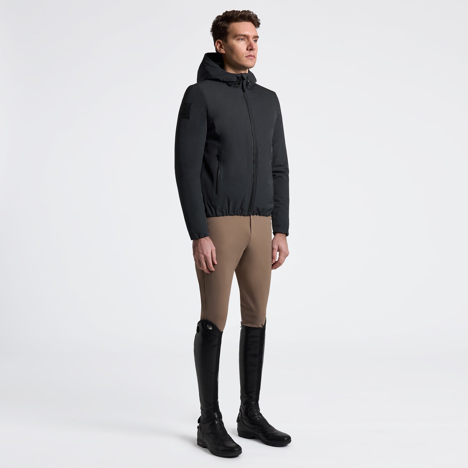 Cavalleria Toscana Mens Nylon Bomber Jacket