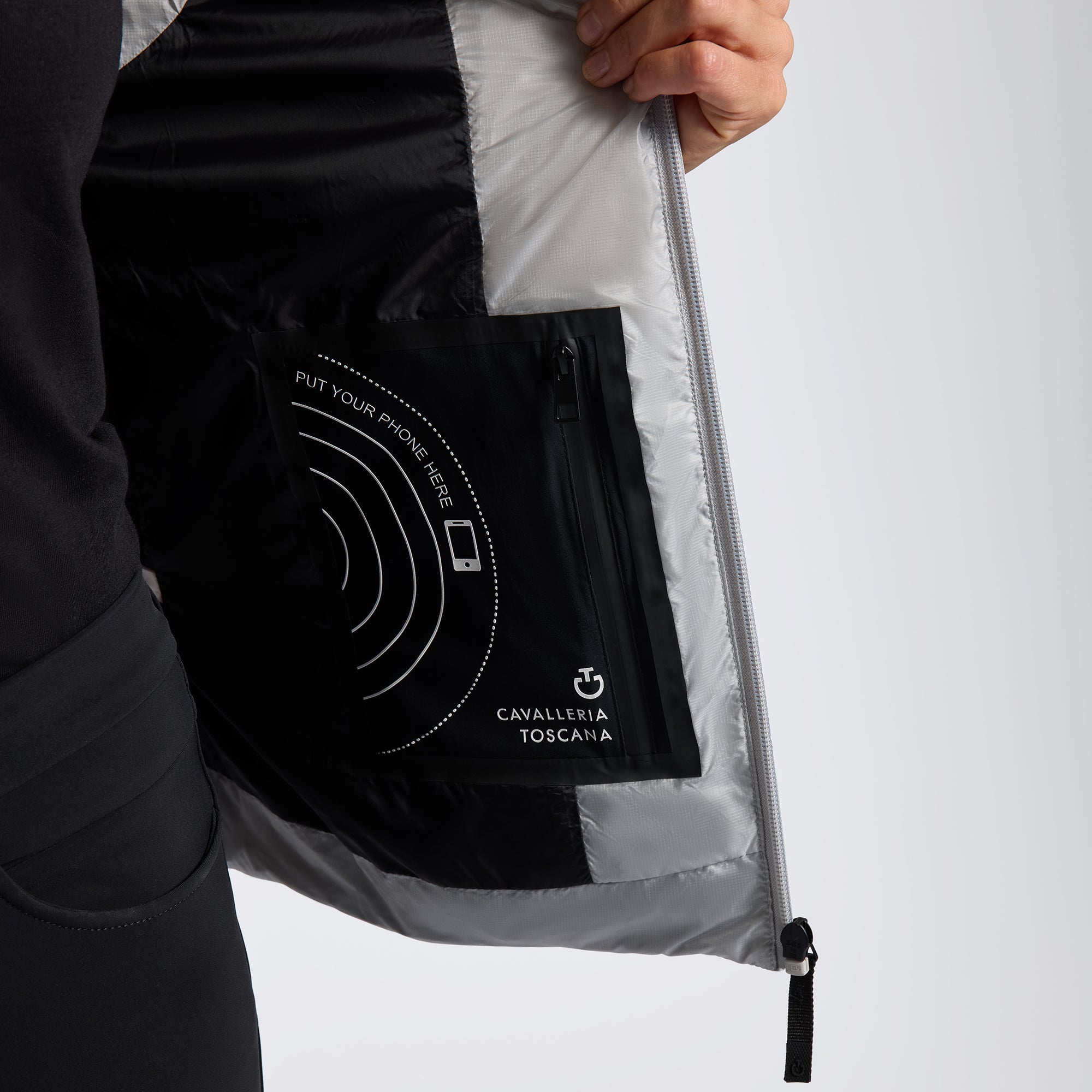 Cavalleria Toscana Hooded Down Padded Nylon Vest