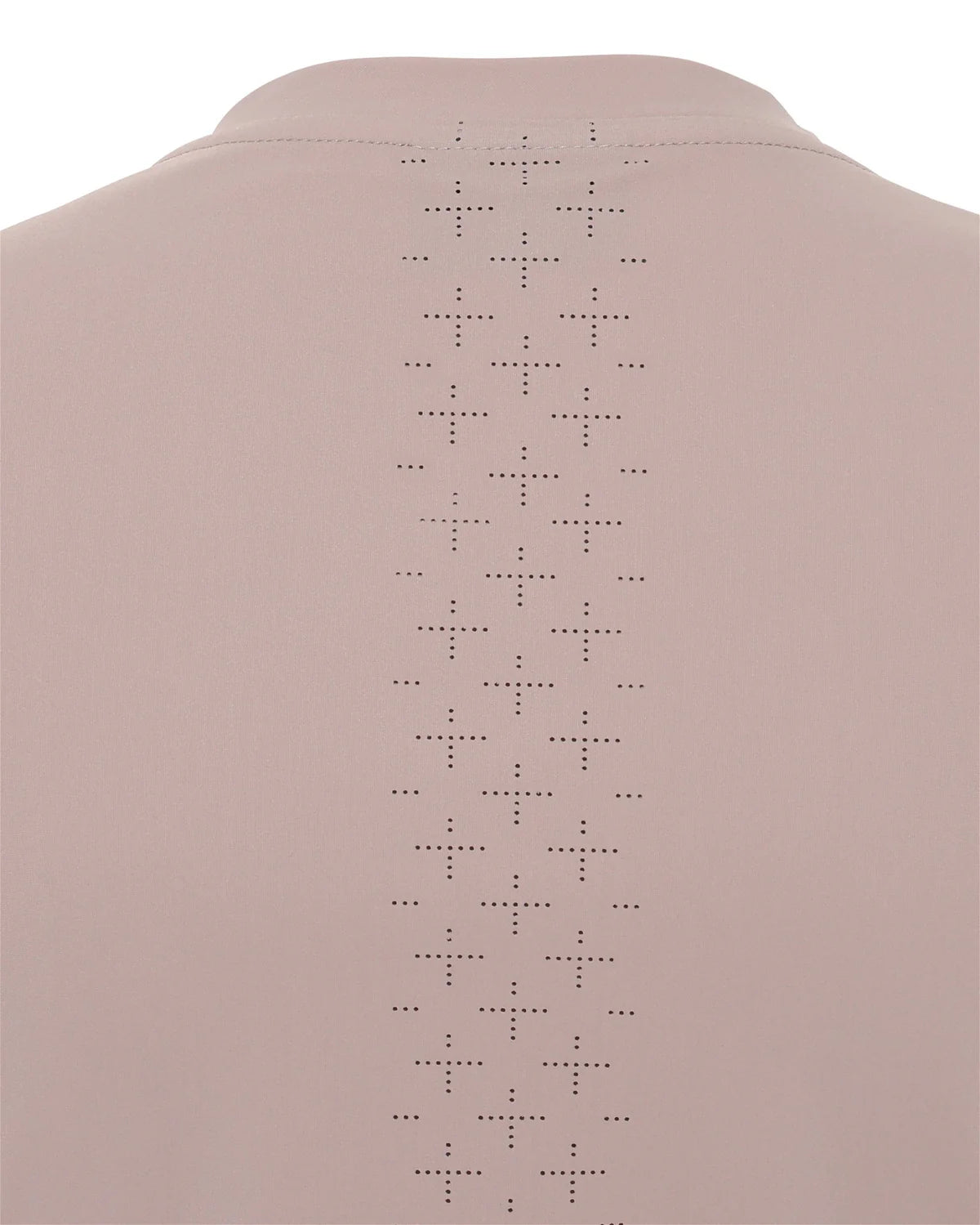 Trolle Athl Perforated T-shirt in Faded Rose