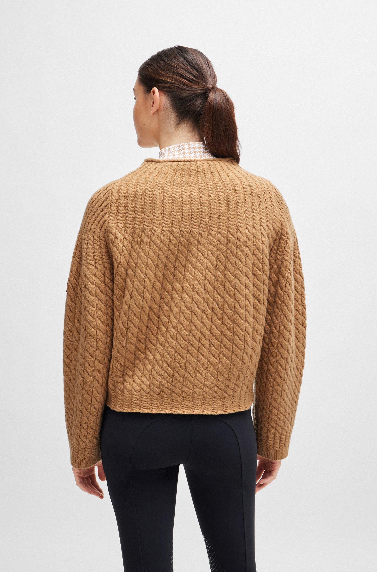 Boss Equestrian Claire Luxury Knitwear Jumper Camel