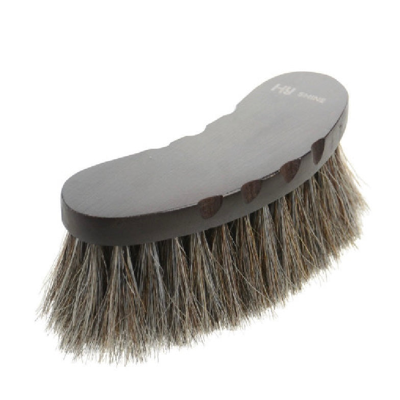 Hy Equestrian SHINE Deluxe Half Round Brush With Horse Hair