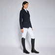 Cavalleria Toscana Lightweight Jersey Zip Riding Jacket Navy