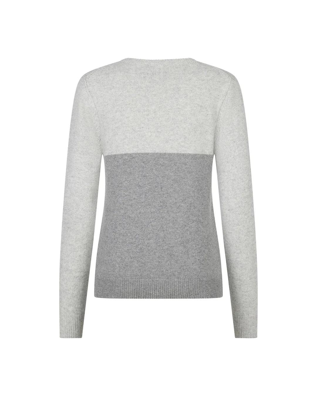 Trolle Casmere and Wool Star Logo Sweater in Grey