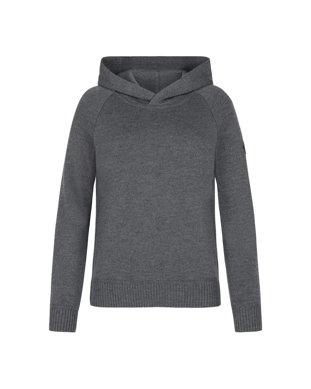 Trolle Loose Fit Extra Fine Merino Wool Hoody Grey