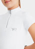 Aztec Diamond Young Rider White Shirt Sleeve Base Layer At IG Equine Boutique