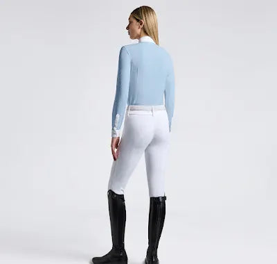 Cavalleria Toscana women’s Waffle Pleated Bib Competition Shirt at I Equine Boutique