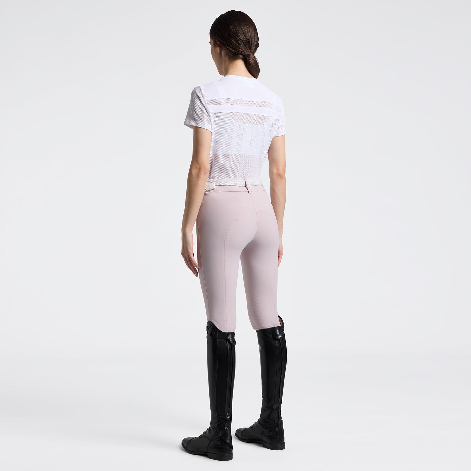 Cavalleria Toscana Perforated Insert T Shirt - White