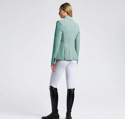 Cavalleria Toscana women’s Green Perforated Competition Jacket at IG Equine Boutique