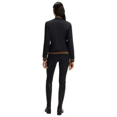 Boss Equestrian Womens Ava Functional Cardigan - Black