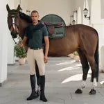 Boss equestrian Mens Paul Polo T Shirt - Pine Grove
