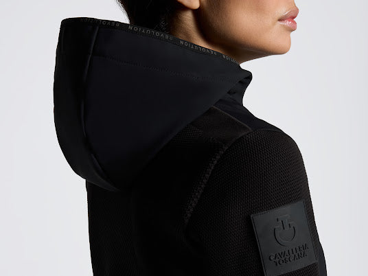 Cavalleria Toscana Tech Knit Softshell Black Womens Jacket