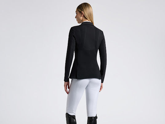 Cavalleria Toscana Revolution Black Tech Knit Competition Jacket