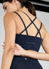 Aztec Diamond Navy Bonded Sports Bra