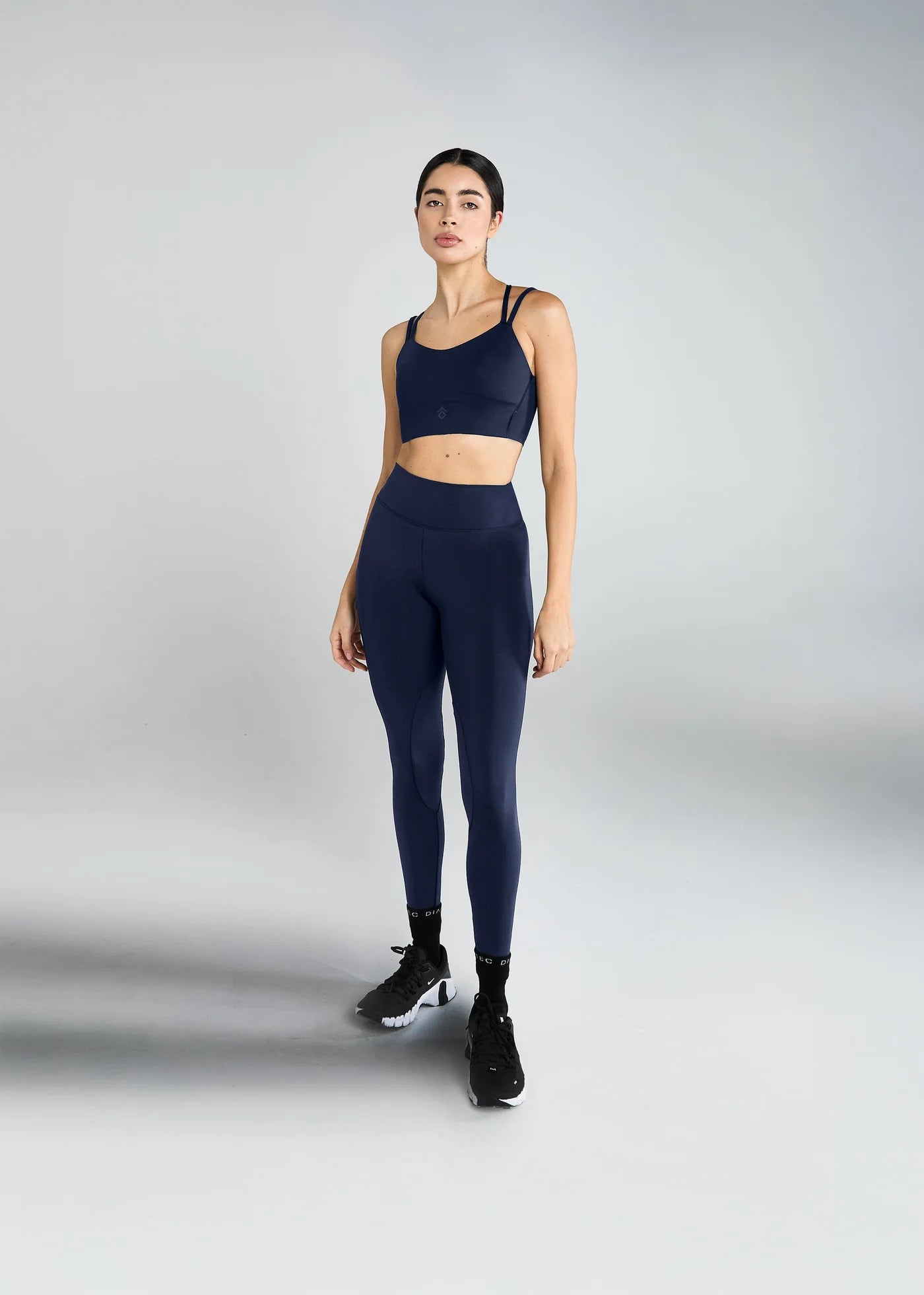 Aztec Diamond Navy Bonded Sports Bra